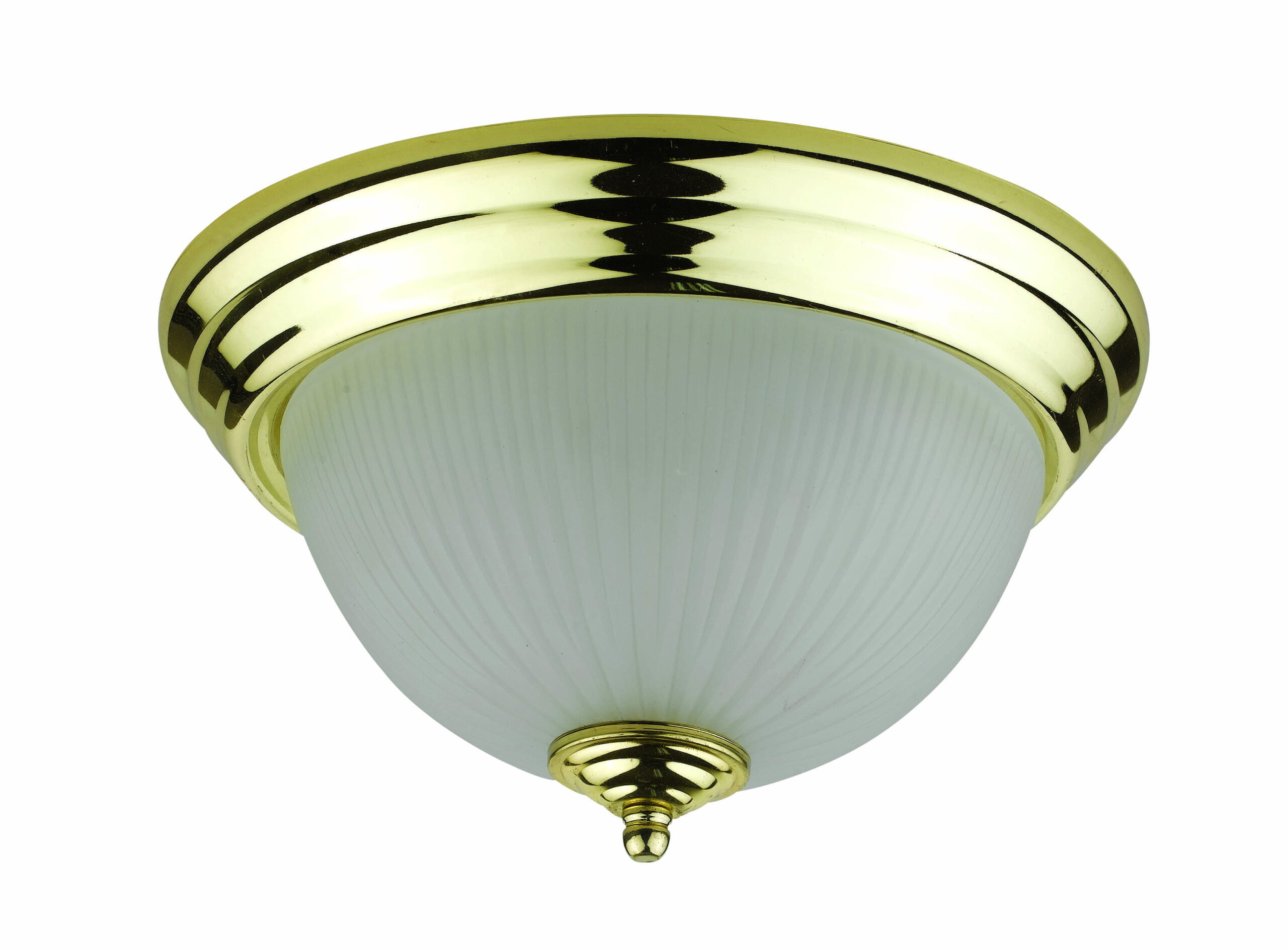 Ceiling Lamp - Plated Brass