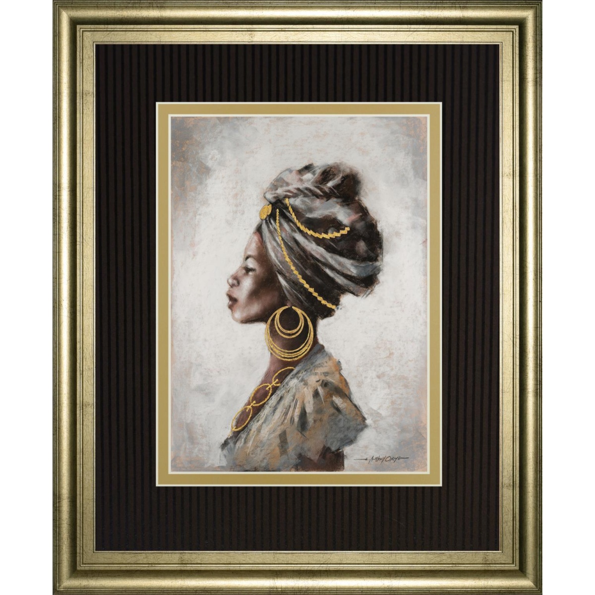 cb6935bf681e345e8ff9d2ff68c8bb43 34x40 Beauty and Strength By E. Anthony Orme - Dark Gray - Image 1