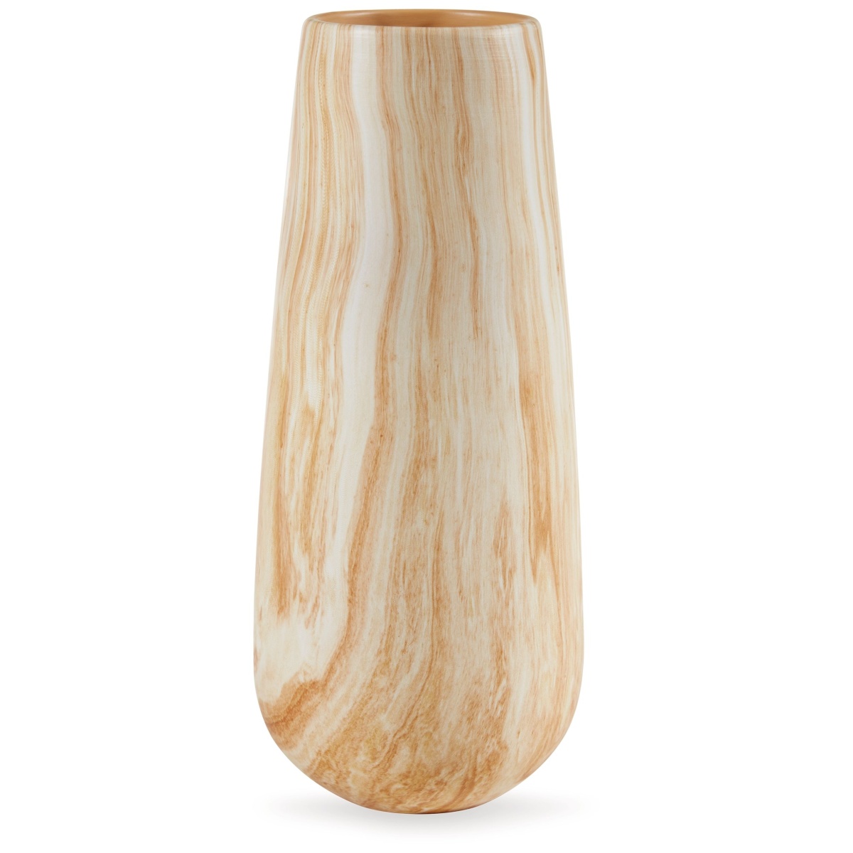 cd0c9d2f15402e80932fbff3e58c8160 Cammen - Vase - 14" - Tan / White - Image 1