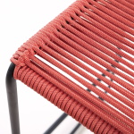 Shasta - 30" Outdoor Stackable Barstool (Set of 2) - Brick Red - Image 7