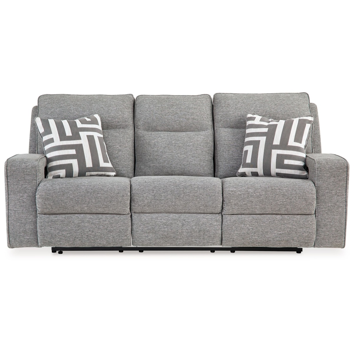 cd78ea5be1317df141e269a81c6bdb65 Biscoe - Power Reclining Sofa With Adj Headrest - Pewter - Image 1