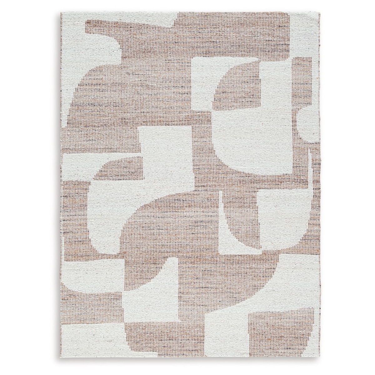 cdb28f17a36440c7c233d5170592458b Brynnfield - 5' x 7' Rug - Beige / Brown - Image 1