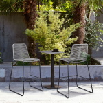 Shasta - 26" Outdoor Stackable Counter Stool (Set of 2) - Gray - Image 9