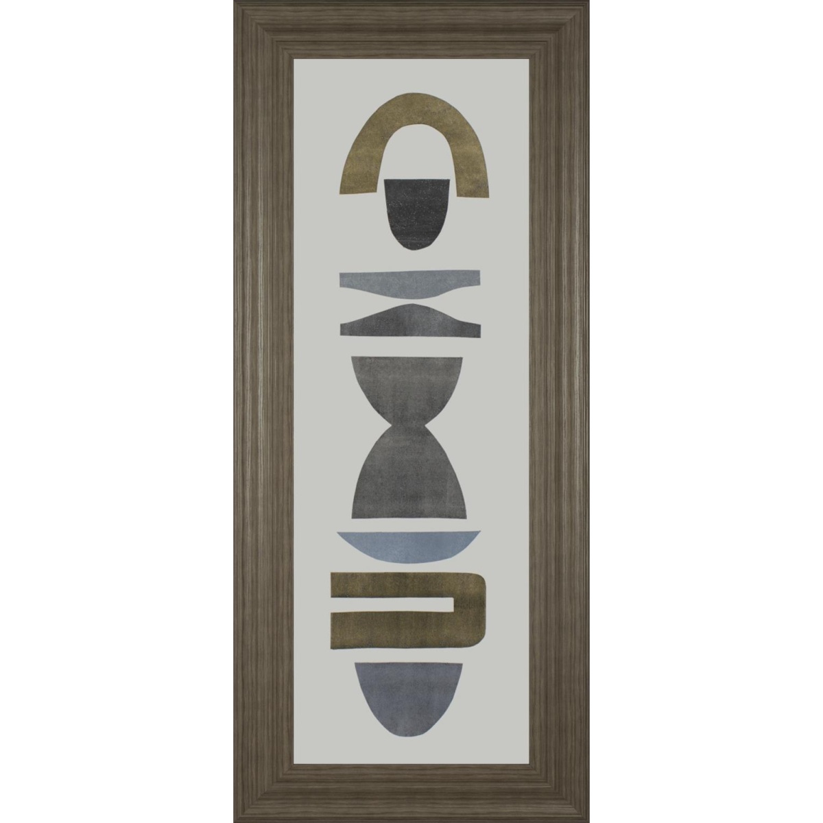 cfd543f60c57edb76958ffb19917b95e 18x42 Neutral Totems VI By Rob Delamater - Dark Gray - Image 1