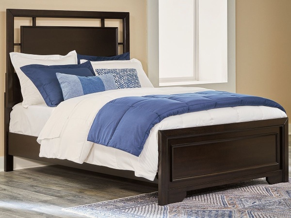 Covetown - Full Panel Bed - Dark Brown - Image 2