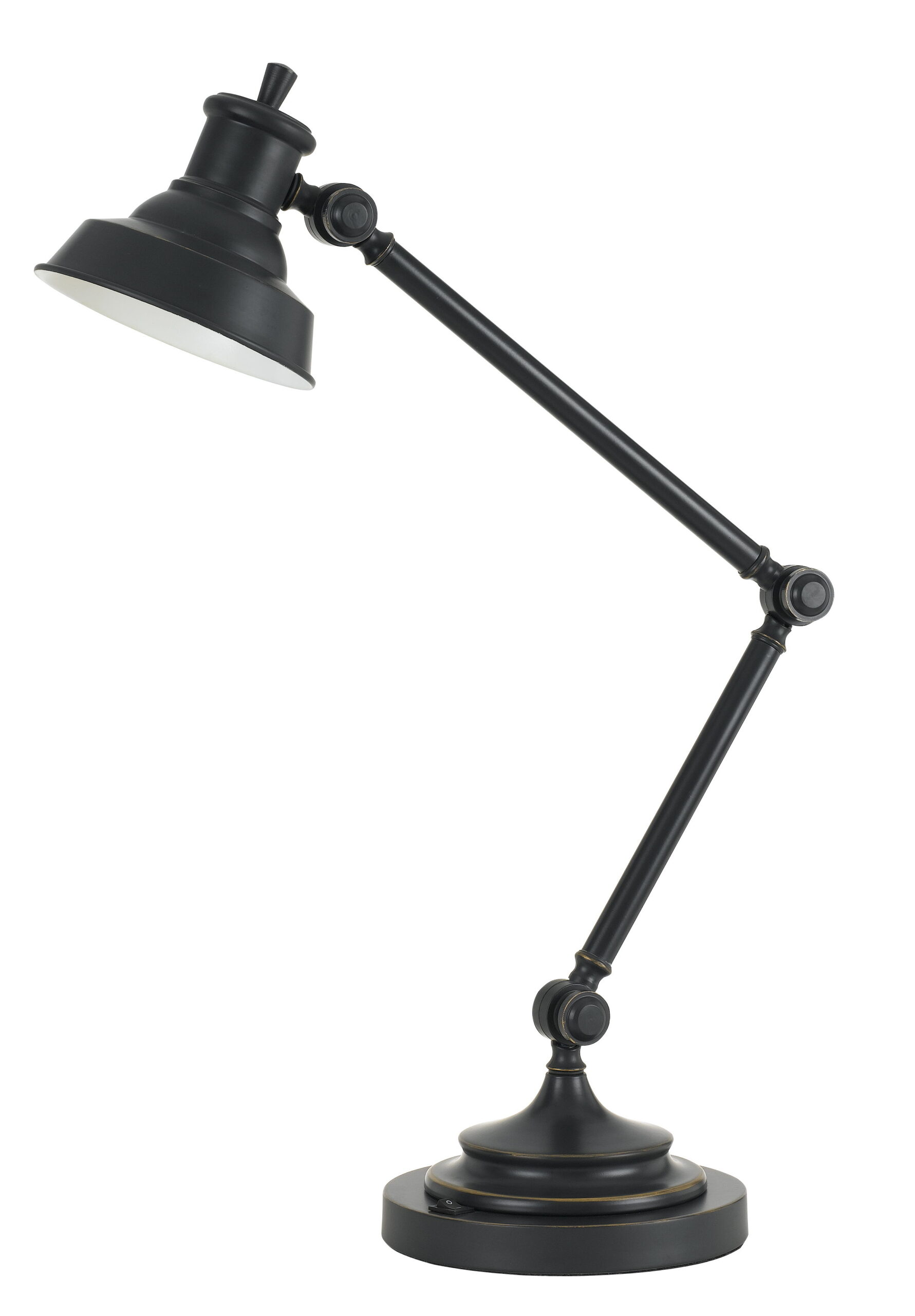 34" Height Metal Table Lamp - Dark Bronze