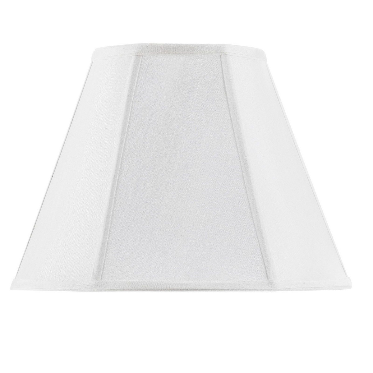 d360dc89890d5cc0d10bf8bc13a2a703 Piped Empire - 13" Height Fabric Shade - White - Image 1