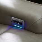 Correze - 3-Piece Power Reclining Sectional With RAF Back Chaise - Gray - Image 4