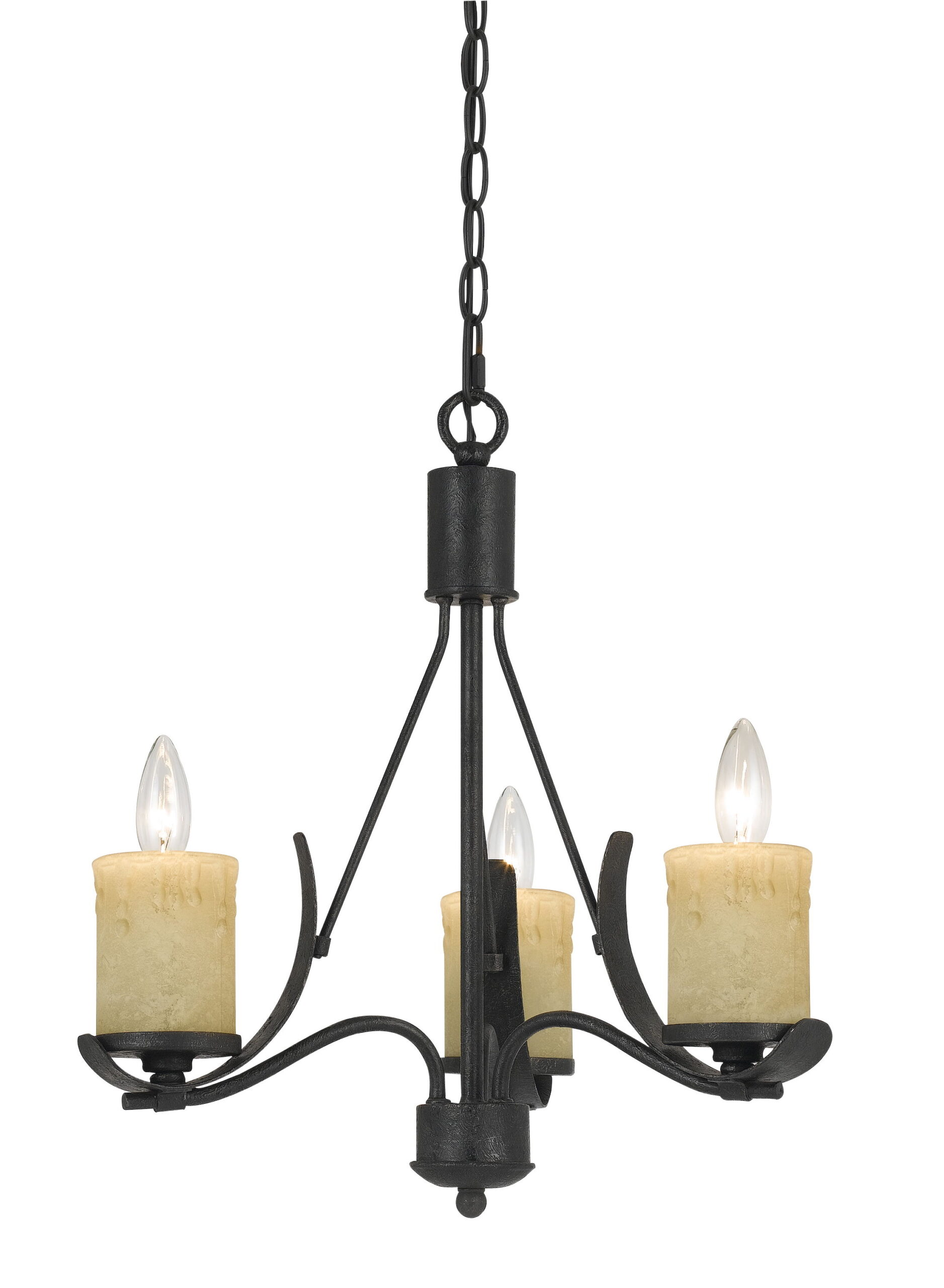 Morelis - 18" Height Metal Chandelier - Black Smith
