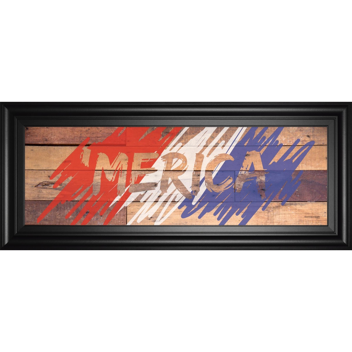 dd5f4419a636712f736cf64e3994ab17 18x42 Merica By Front Porch Pickins - Red - Image 1