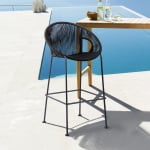 Acapulco - 26" Indoor / Outdoor Steel Bar Stool - Black - Image 9