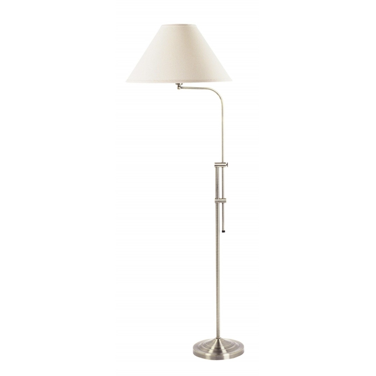df4453c29ea3353a06b7fcb4bd9e6992 67.5" Height Metal Floor Lamp - Brushed Steel - Image 1