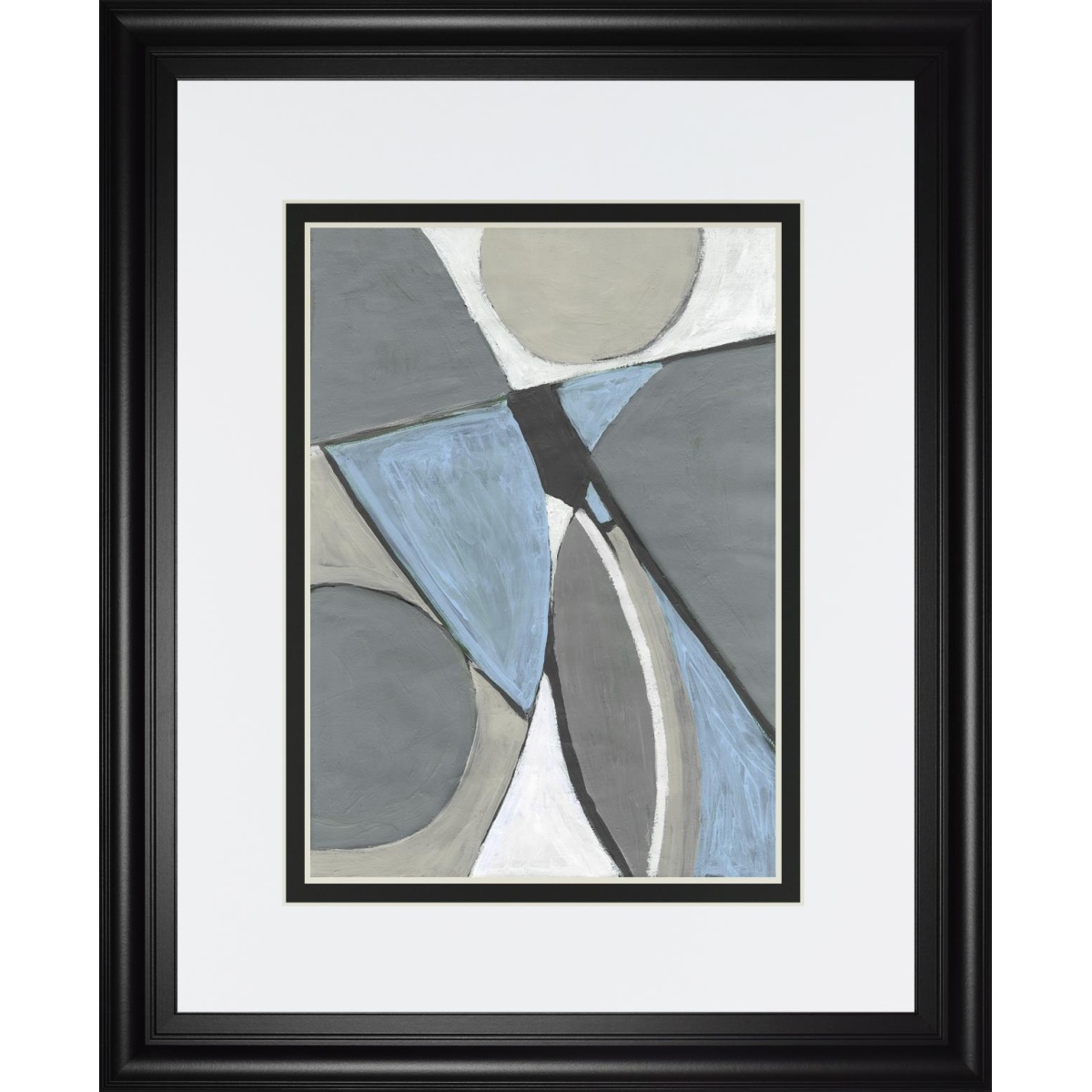 e4033a92e3e947e75fa368778318e2e8 34x40 A Soft Jeweled Geometric I By Merri Pattinian - Dark Gray - Image 1