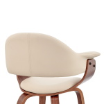 Adalyn - Dining Room Accent Chair - Cream / Walnut - Image 7