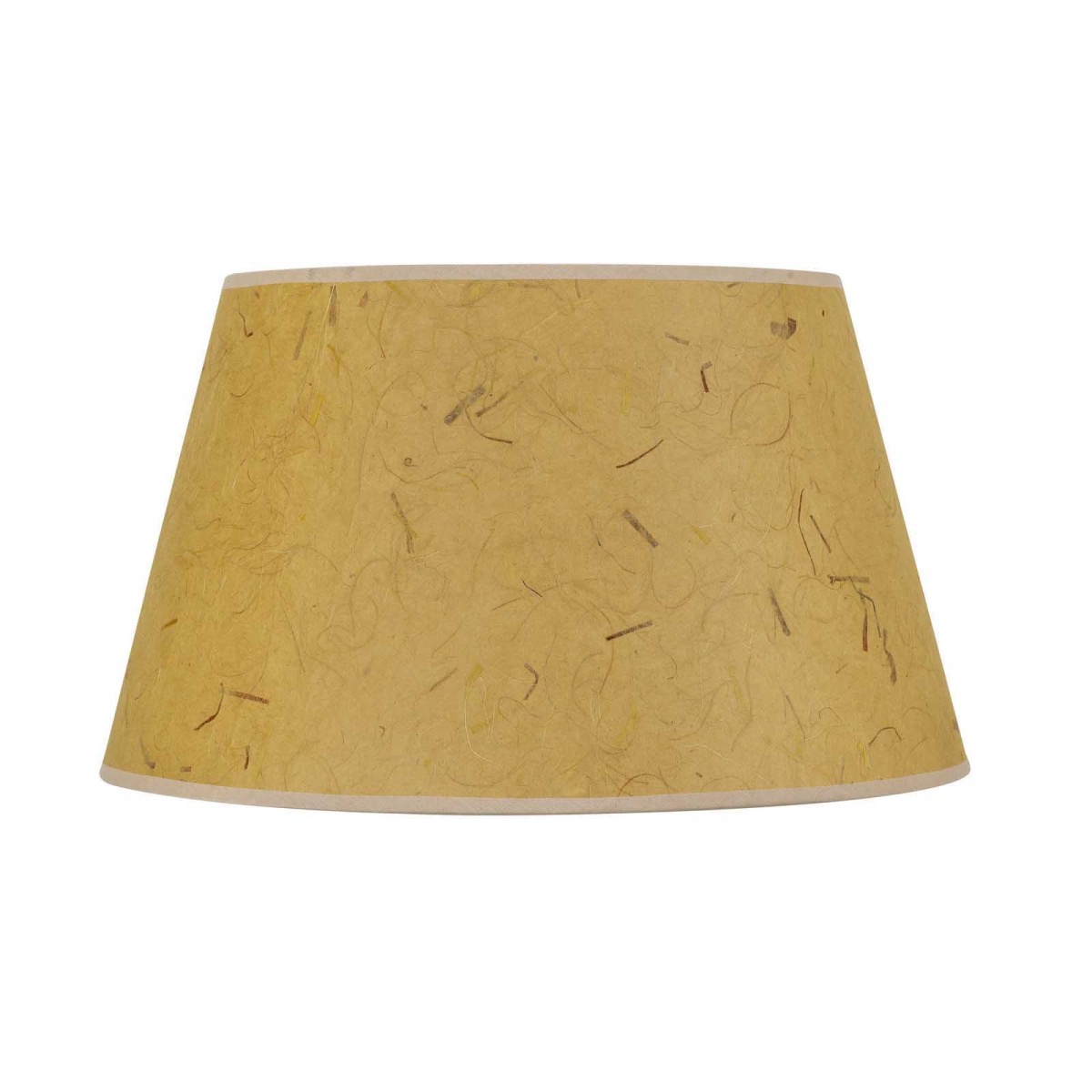 e98574397203442c34b2c55a3bd6fbf5 11" Height Paper Shade - Kraft & Light Brown - 19" Diameter - Image 1