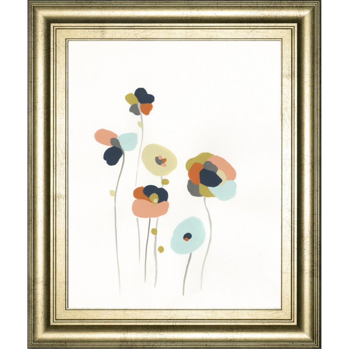eaaf4121c8503f183dc9d7c82a386261 22x26 Modular Bouquet II By June Erica Vess - White - Image 1