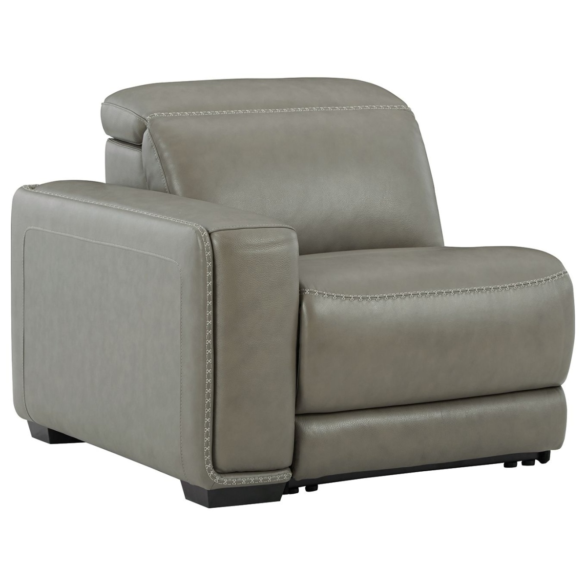 eafdbf556395c135bcd13ebcecdee6f4 Correze - LAF Zero Wall Power Recliner - Gray - Image 1