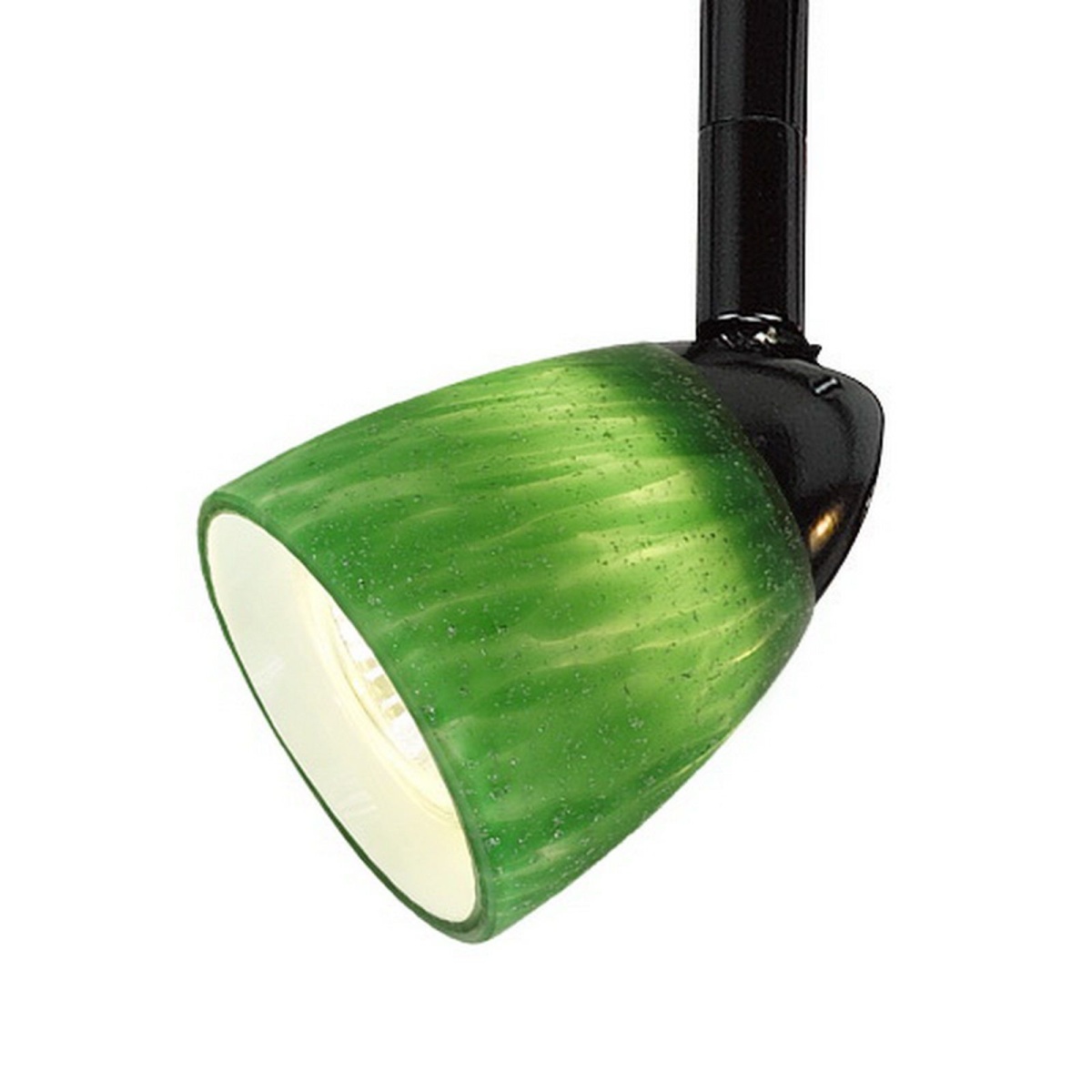 efc05bebc32bd153cf0f103c74f52843 4.87" Height Serpentine Track Head With Shade - Green & Black - Image 1