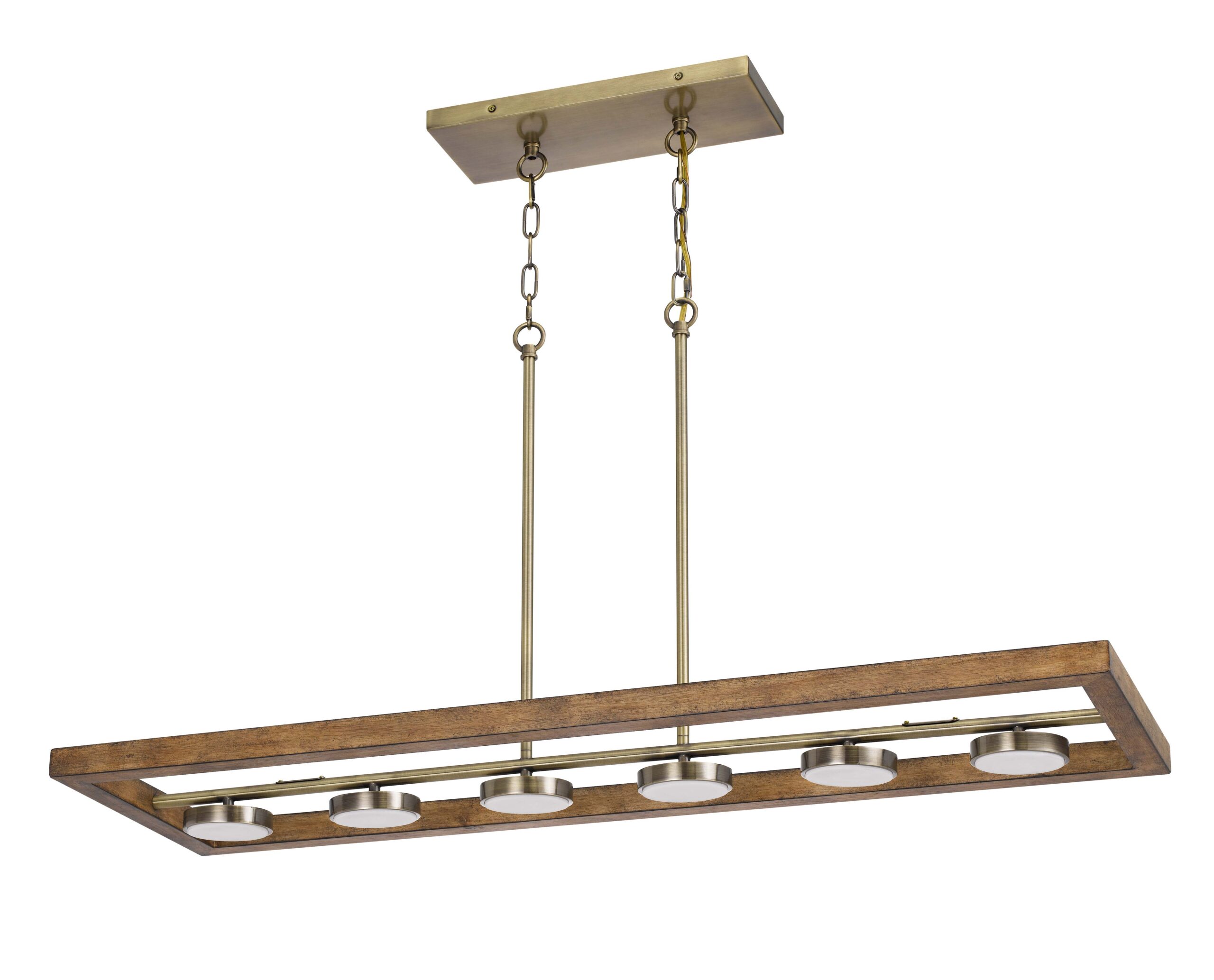 Kelso - Island Fixture - Light Oak