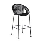 Acapulco - 26" Indoor / Outdoor Steel Bar Stool - Black