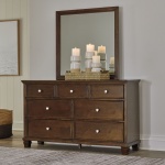 Danabrin - Dresser And Mirror - Brown - Image 2
