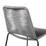 Shasta - 26" Outdoor Stackable Counter Stool (Set of 2) - Gray - Image 5