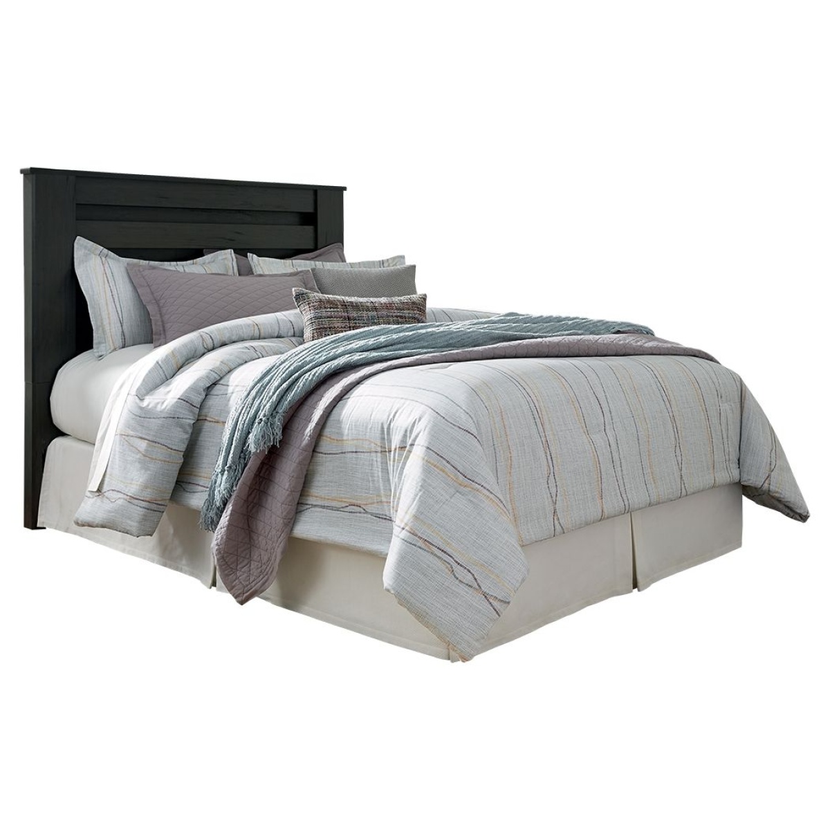 f485e2b420bbfc5ad2099fe13dc9b2df Brinxton - King/Cal King Panel Headboard - Charcoal - Image 1