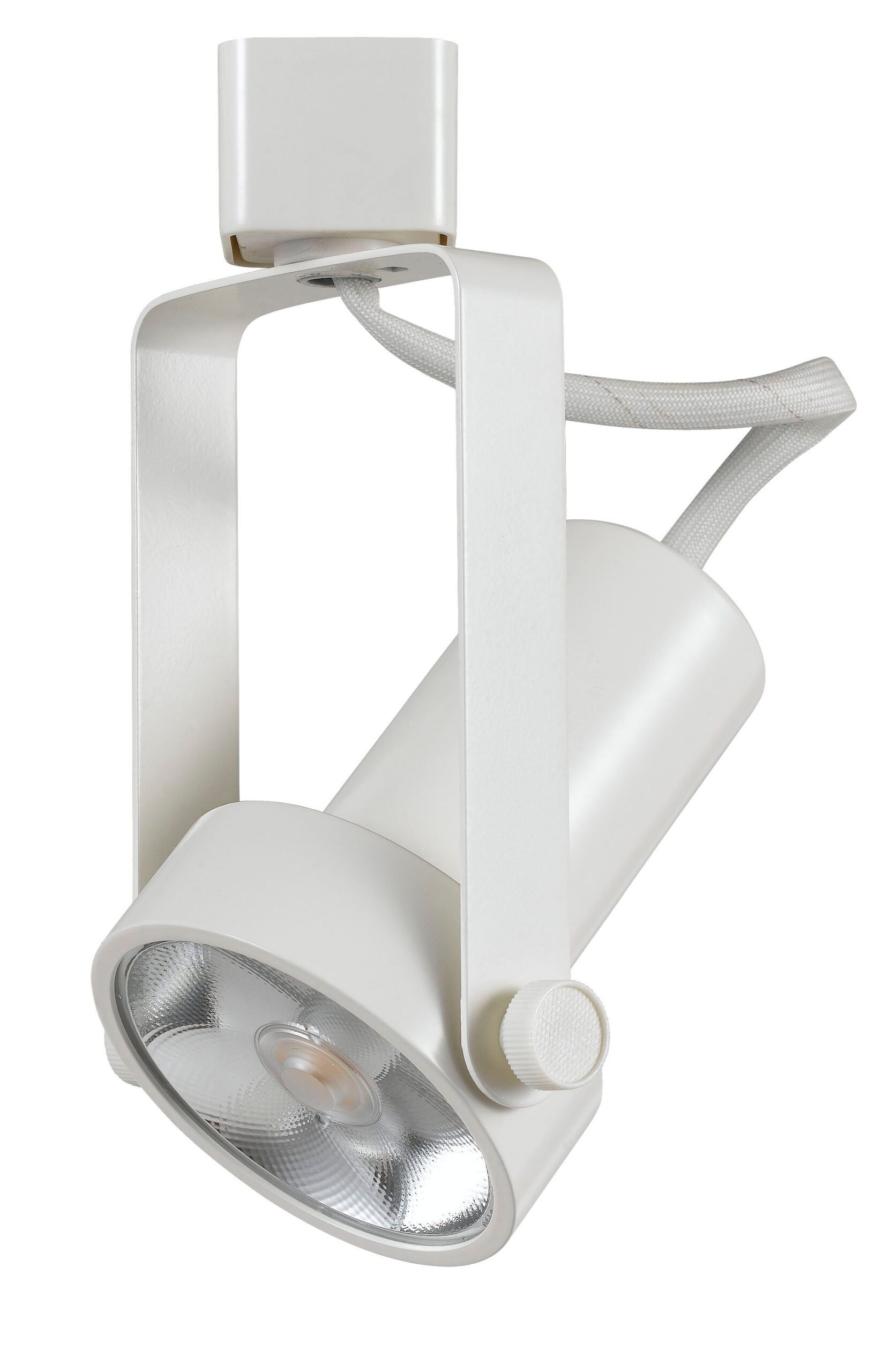 7" Height Metal Track Head - White