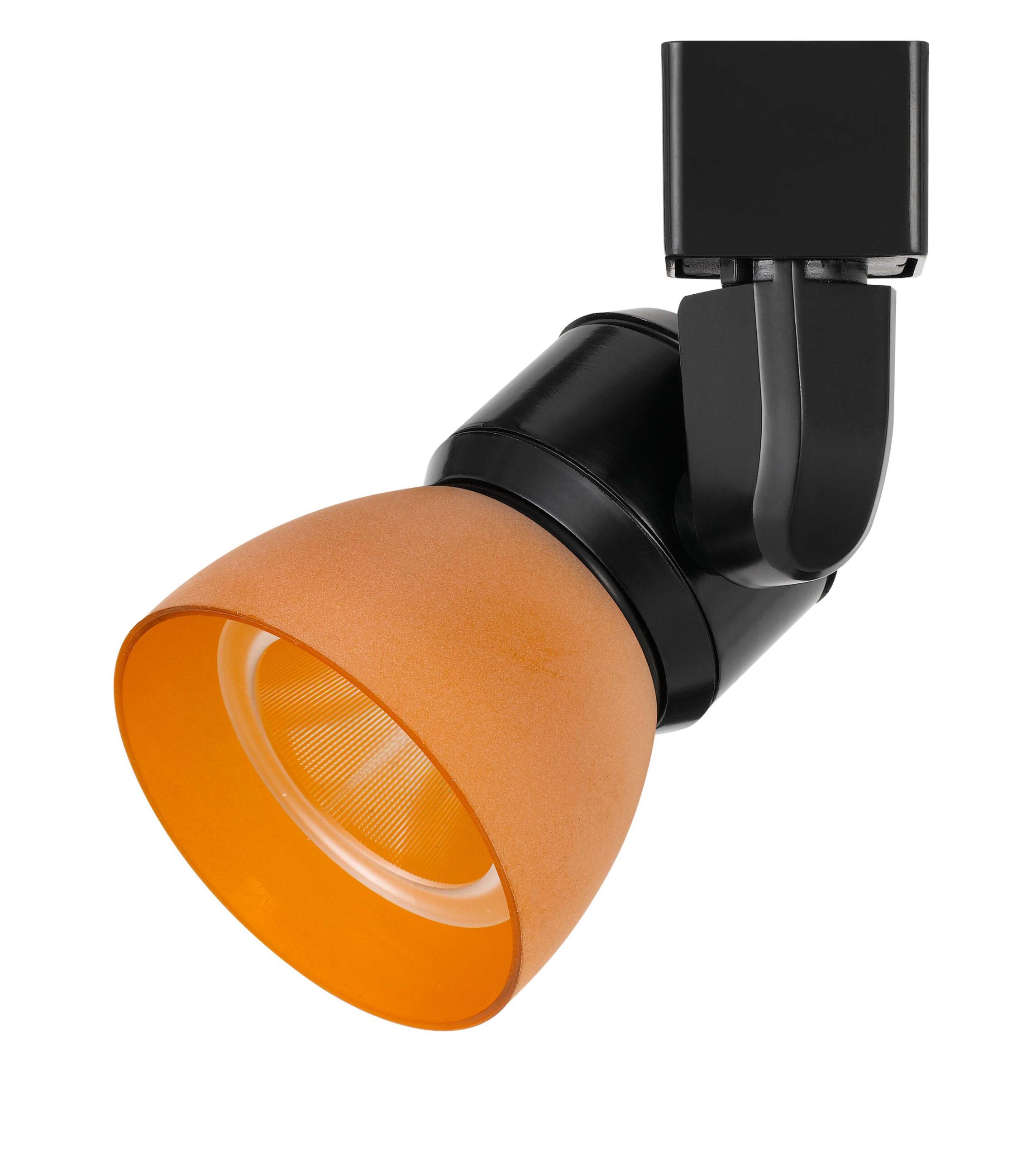 6.25" Height Metal Track Head - Orange & Black