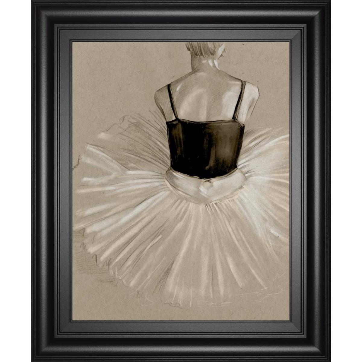 f86016f2d212c168e2c6430ca5381374 22x26 Black Leotard II By Jennifer Paxton Parker - Beige - Image 1