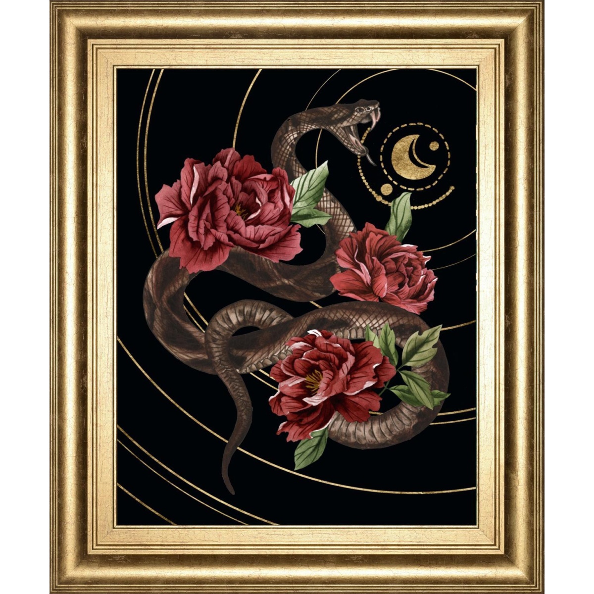 f869517e6a6984be2c7b556496e79c41 22x26 Burn and Shine I By Melissa Wang - Black - Image 1