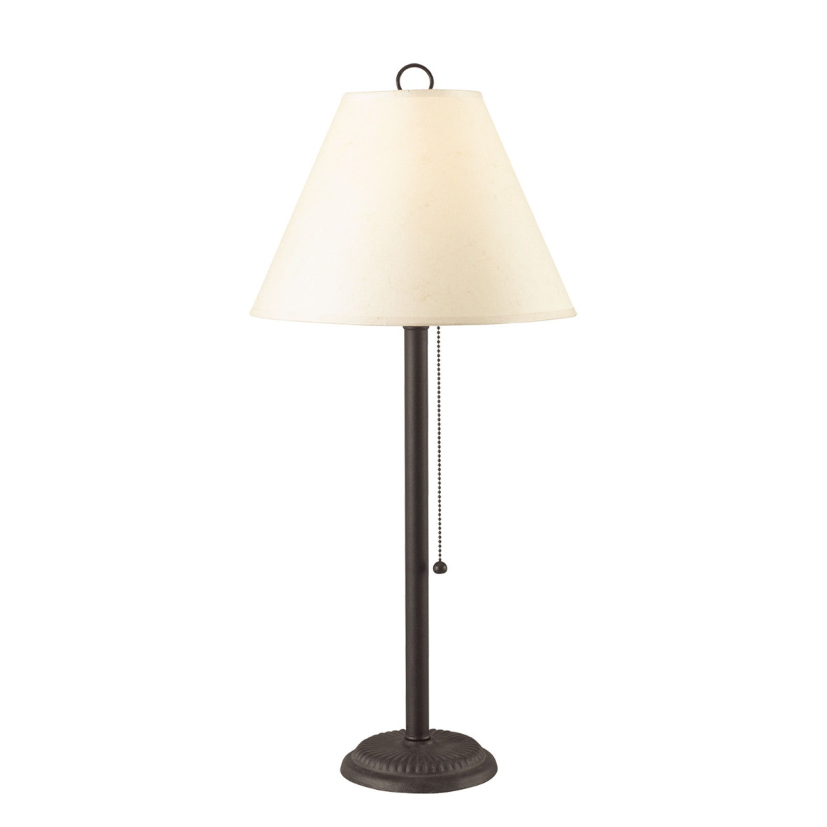 f8e7b80305c4d7f1c9610adba1bb29a7 Candlestick - 27.5" Height Metal Table Lamp - Black Rust - Image 1