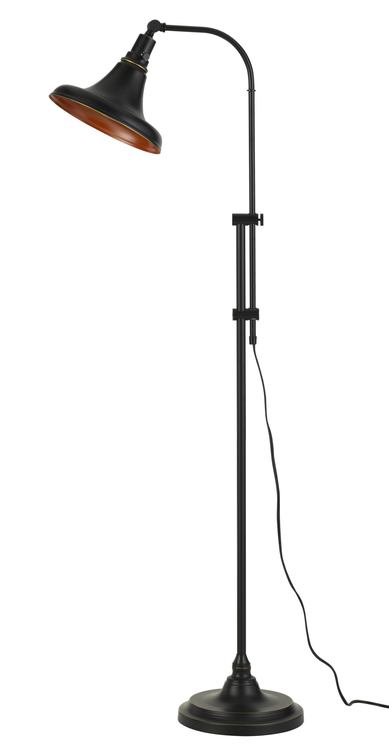 f90d2e2d3d2298c46e7cb8602385a484 Taranto - 58" Height Metal Floor Lamp - Dark Bronze - Image 1