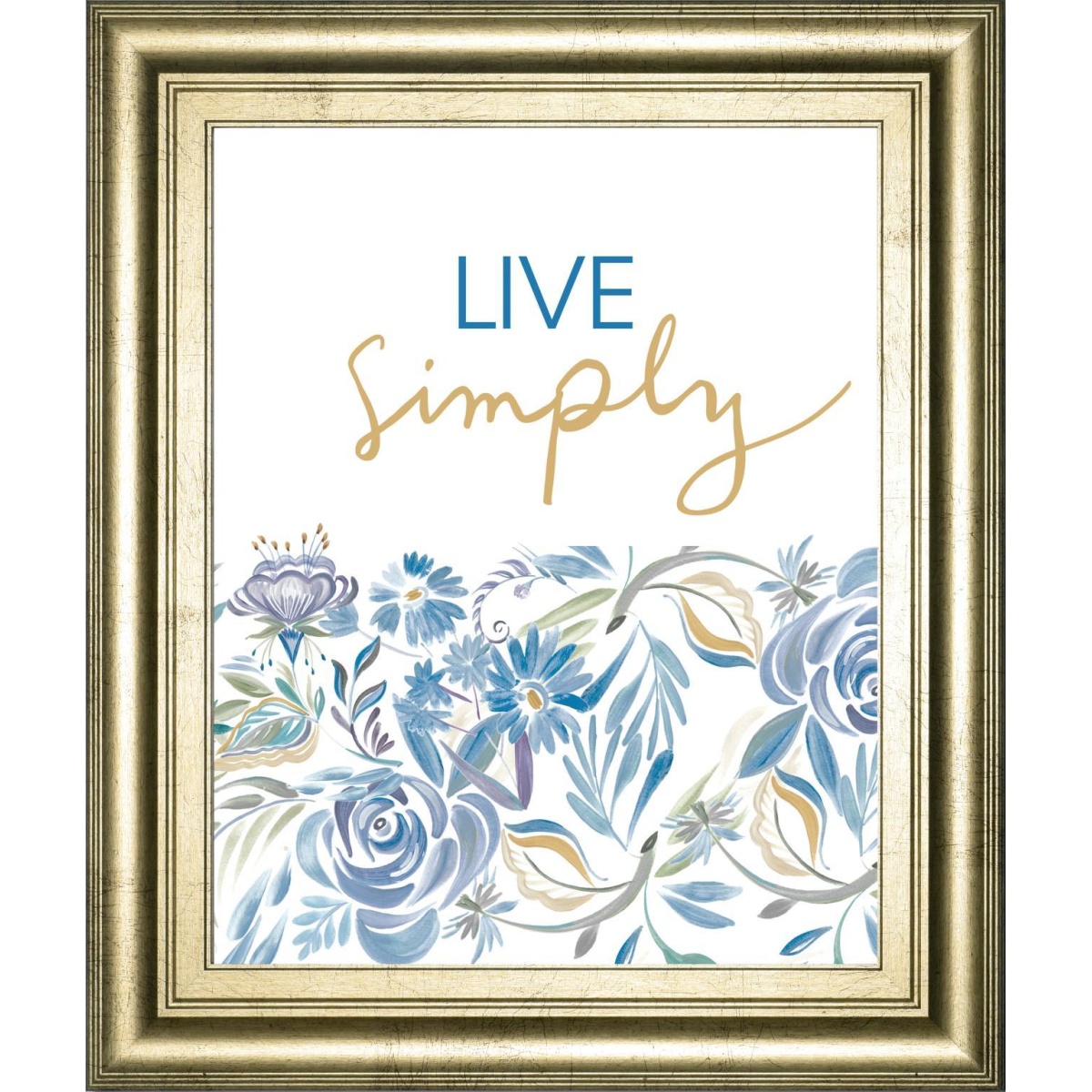 fd7755bbf53018246501f045c7dd5821 22x26 Live Simply Floral By AniDel Sol - White - Image 1