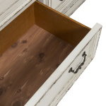 Abbey Park - 4 Piece Bedroom Set (King Panel Bed, Dresser & Mirror, Chest) - White - Image 9