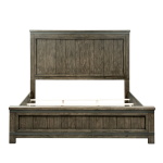 Thornwood Hills - 4 Piece Bedroom Set (Queen Panel Bed, Dresser & Mirror, Chest) - Dark Brown - Image 7