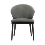 Arcadia - Round 5 Piece Dining Set - Charcoal / Black - Image 3