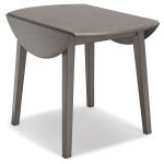 Shullden - 5 Pc. - Drop Leaf Table, 4 Side Chairs - Gray - Image 4