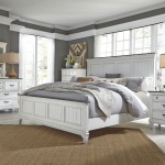 Allyson Park - 5 Piece Bedroom Set (Queen Panel Bed, Dresser & Mirror, Chest, Nightstand) - White