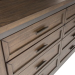 Thornwood Hills - 4 Piece Bedroom Set (King Storage Bed, Dresser & Mirror, Chest) - Rock Beaten Brown - Image 3