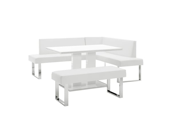 Amanda – 3 Piece Rectangular Dining Set – White Dining Sets Direct Express