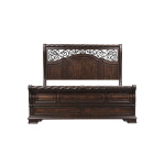 Arbor Place - 5 Piece Bedroom Set (California King Sleigh Bed, Dresser & Mirror, Chest, Nightstand) - Dark Brown - Image 3