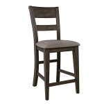 Double Bridge - 7 Piece Gathering Table Set - Dark Brown - Image 8