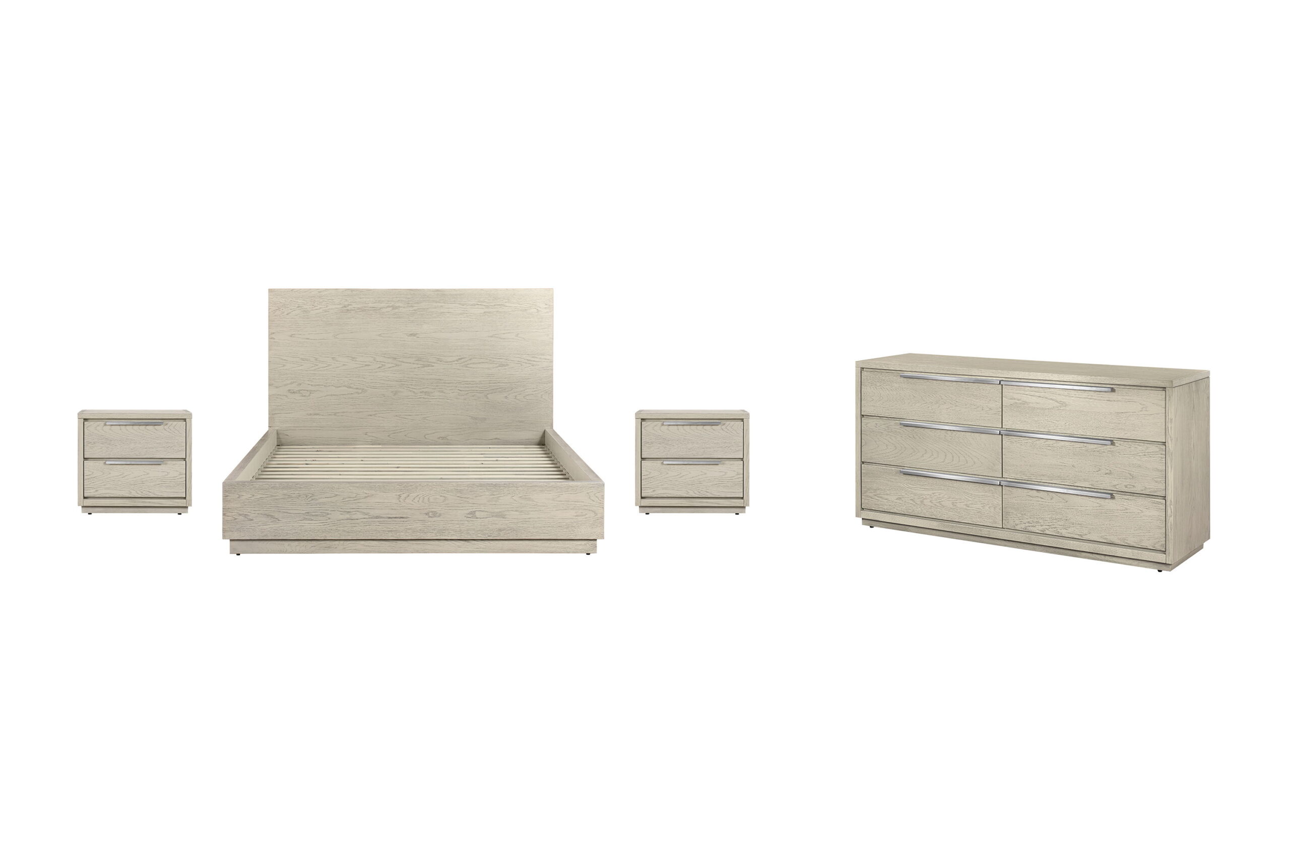 Abbey - Queen 4 Piece Bedroom Set - Gray Oak