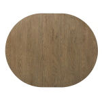 Farmhouse Reimagined - 5 Piece Pedestal Table Set (Ladder-Back Upholstered Chairs) - White - Image 5