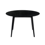 Arcadia And Renzo - Round 5 Piece Dining Set - Black - Image 5