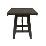 Double Bridge - 5 Piece Gathering Table Set - Dark Brown - Image 5