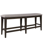 Double Bridge - 6 Piece Gathering Table Set - Dark Brown - Image 3