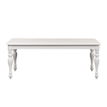 Summer House - 7 Piece Rectangular Table Set - Oyster White - Image 3
