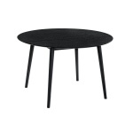 Arcadia - Round 5 Piece Dining Set - Black - Image 4